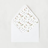 "Wildflower Liner | Set of 25 Euro Envelope Liners" - Envelope Liners in multicolor by Nikki Turner