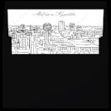 "Knoxville, Tennessee Skyline Envelope Liner with custom text/saying | Set of 10 | For 5x7 Minted Square Flap Envelope" - Envelope Liners in white by Kimee Meyer