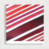 "Diagonal Candy Stripe Liner | Set of 25 Envelope Liners" - Envelope Liners in red by Nikki Turner
