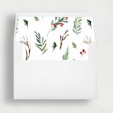 "Christmas Greenery | Set of 25 Envelope Liners" - Envelope Liners in green by Nikki Turner