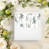 "Holiday Trees | Set of 25 Envelope Liners" - Envelope Liners in green by Nikki Turner
