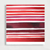 "Red Stripe Holiday Liner | Set of 25 Envelope liners" - Envelope Liners in red by Nikki Turner