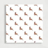 "Reindeer Revelry: Enchanting Christmas Envelope Liners | Set of 25" - Envelope Liners in brown by Nikki Turner