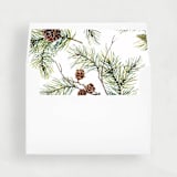 "Pinecone Branch | Set of 25 Envelope Liners" - Envelope Liners in green by Nikki Turner