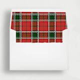 "Holiday Elegance: Traditional Christmas Envelope Liners | Set of 25" - Envelope Liners in red by Nikki Turner