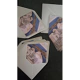 "Santorini Greece Envelope Liner, Pack of 25" - Envelope Liners in multicolorassorted-colors by Studio Lavender