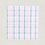 "Preppy Pink and Green Plaid Envelope Liners for 5 x 7 Cards (Set of 10)" - Envelope Liners in pink by Caroline Russo