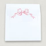 "A7 Coquette Pink Bow Envelope Liners (Set of 10)" - Envelope Liners in pink by Caroline Russo