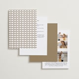 "Gilded Henna" - Foil-Pressed Mehndi Invitations in Lily by Mansi Verma - Back of Card Options