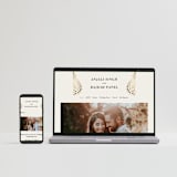 "Henna Stamp" - Foil-Pressed Mehndi Invitations in Champagne by Oma N. Ramkhelawan - FREE Wedding Website