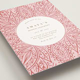 "AMAYA" - Mehndi Invitations in Blush by Kanika Mathur - Detail