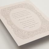 "Extravagant" - Mehndi Invitations in Natural by Jessie Steury - Detail