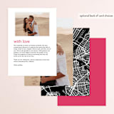 "Skyline -New York" - Menus in Fuchsia by Laura Condouris - Back of Card Options
