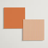 "Wavy chic" - Menus in Amber by Creo Study - Back of Card Options