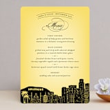 "Big City - Los Angeles" - Menus in Lemondrop by Hooray Creative - Front