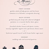 "Big City - San Diego" - Menus in Blush by Hooray Creative - Detail