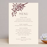 "Enchanted" - Menus in Bark by Griffinbell Paper Co. - Front