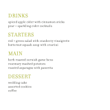 "float + celebrate" - Menus in Celery by Float Paperie - Detail