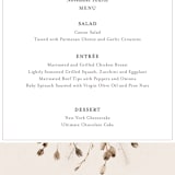 "Gone To Seed" - Menus in Taupe by Honeybunch Studio - Detail