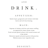 "Johannis" - Menus in Ink by Jack Knoebber - Detail