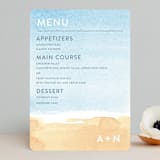 "Painted Sea" - Menus in Sea by Laura Condouris - Front