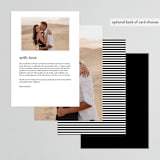 "Charleston" - Menus in Tuxedo by Susan Brown - Back of Card Options