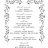 "Charleston" - Menus in Tuxedo by Susan Brown - Detail