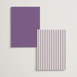 "tablescape drawing" - Menus in Hydrangea by Cass Loh - Back of Card Options