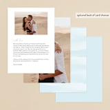 "Set Sail" - Menus in Mediterranean by Sarah Brown - Back of Card Options
