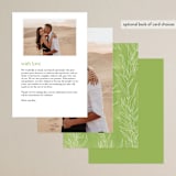 "Simple Sprigs" - Menus in Fern by Erin Deegan - Back of Card Options