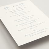 "Bow Frame" - Menus in Lagoon by Leah Bisch - Detail