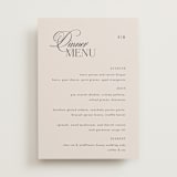 "Sibonie" - Menus in Ivory by Melanie Kosuge - Front
