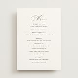 "Limelight" - Menus in Linen by Olivia Kanaley Inman - Front