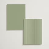 "Greenwood" - Menus in Garden by Kelly Schmidt - Back of Card Options