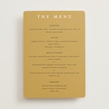 "Silhouette" - Menus in Sunrise by Lindsay Megahed - Front