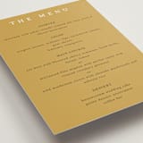 "Silhouette" - Menus in Sunrise by Lindsay Megahed - Detail