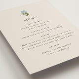 "Blockprint" - Menus in Almond by Olivia Kanaley Inman - Detail