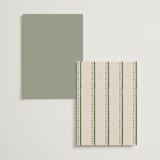 "Wedding Tapestry" - Menus in Coral Fern by Chris Griffith - Back of Card Options