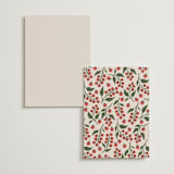 "Cherry Tomatoes" - Menus in Tomato by Katharine Watson - Back of Card Options
