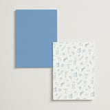 "Royalty" - Menus in Capri by Creo Study - Back of Card Options