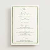 "Tropical Dreams" - Menus in Jungle by Petra Kern - Front