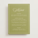 "rory" - Menus in Olive by Ellen Schlegelmilch - Front
