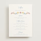 "Everlasting Romance" - Menus in Meadow by Petra Kern - Front