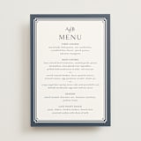 "Ariah" - Menus in French Blue by Jennifer Postorino - Front