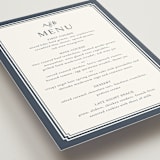 "Ariah" - Menus in French Blue by Jennifer Postorino - Detail