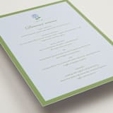 "Hydrangea Vines" - Menus in Coastal by Madhvi Samimi - Detail