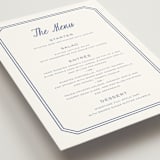"Deluxe" - Menus in Blueberry by Carolyn MacLaren - Detail