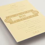 "Vintage Label" - Menus in Butter by Nazia Hyder - Detail