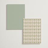 "Scripted" - Menus in Emerald by Creo Study - Back of Card Options