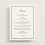 "Timeless Together" - Menus in Tuxedo by Carolyn MacLaren - Front